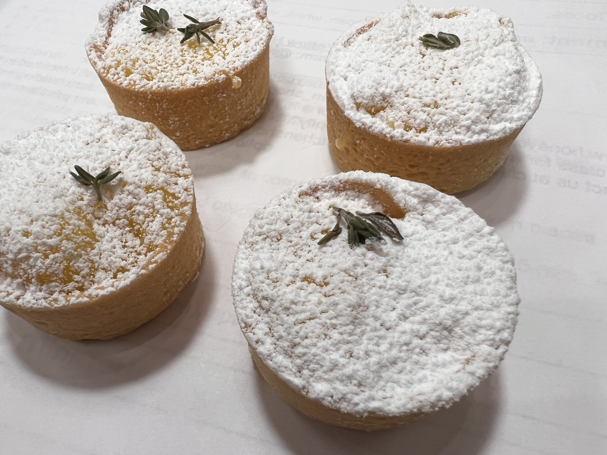 Lemon Thyme Mini Tarts
