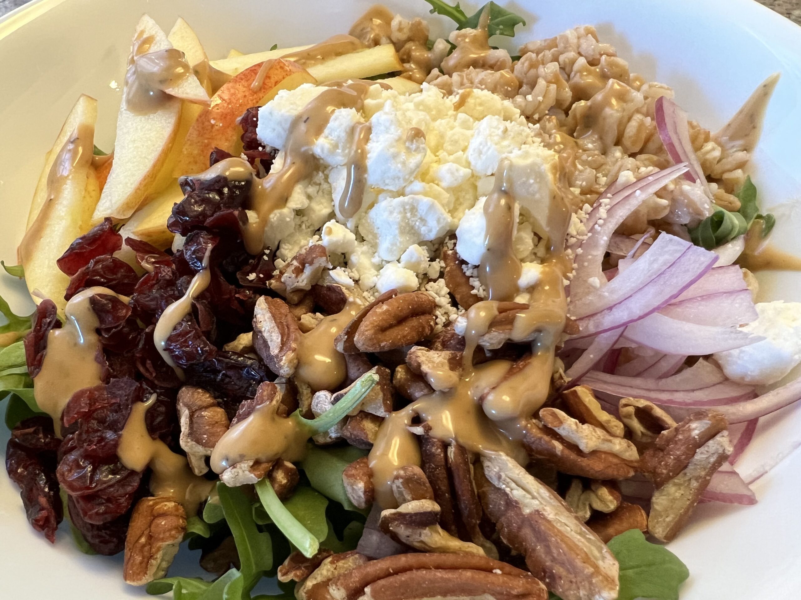 Balsamic Apple Farro Salad – Harvest Salad