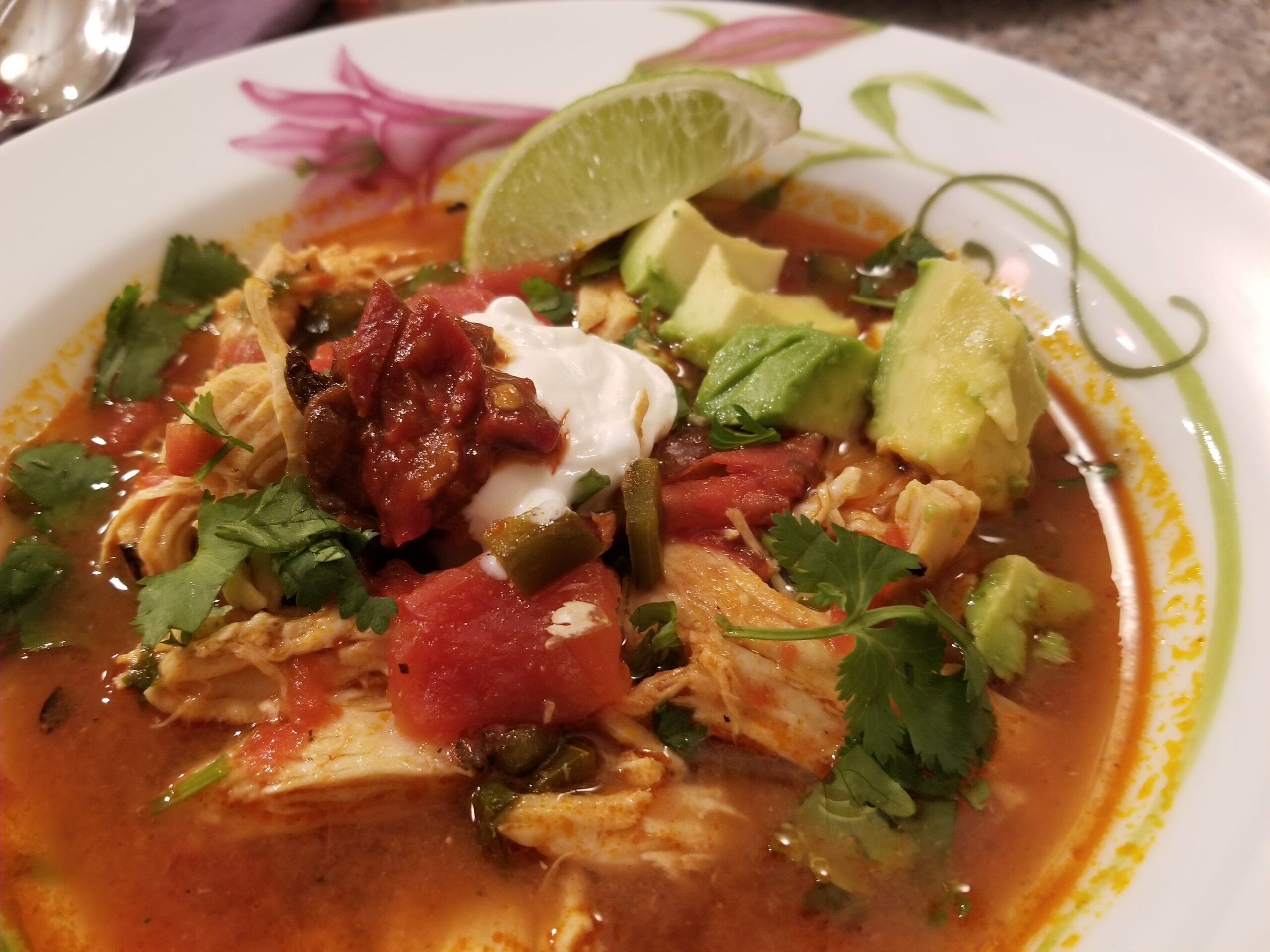 Instant Pot Chipotle Tortilla Soup