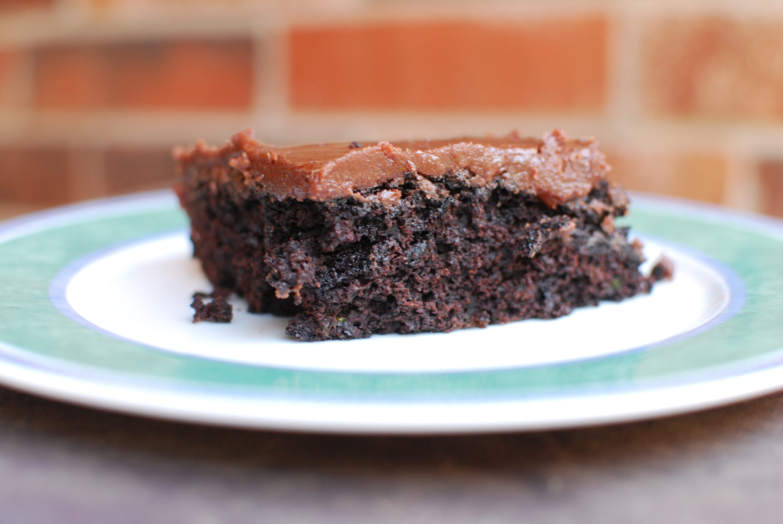 Chocolate (Zucchini) Cake with Chocolate Frosting