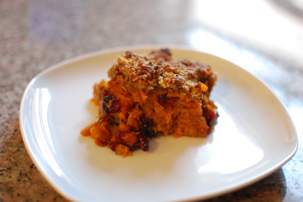 Cranberry Sweet Potato Casserole