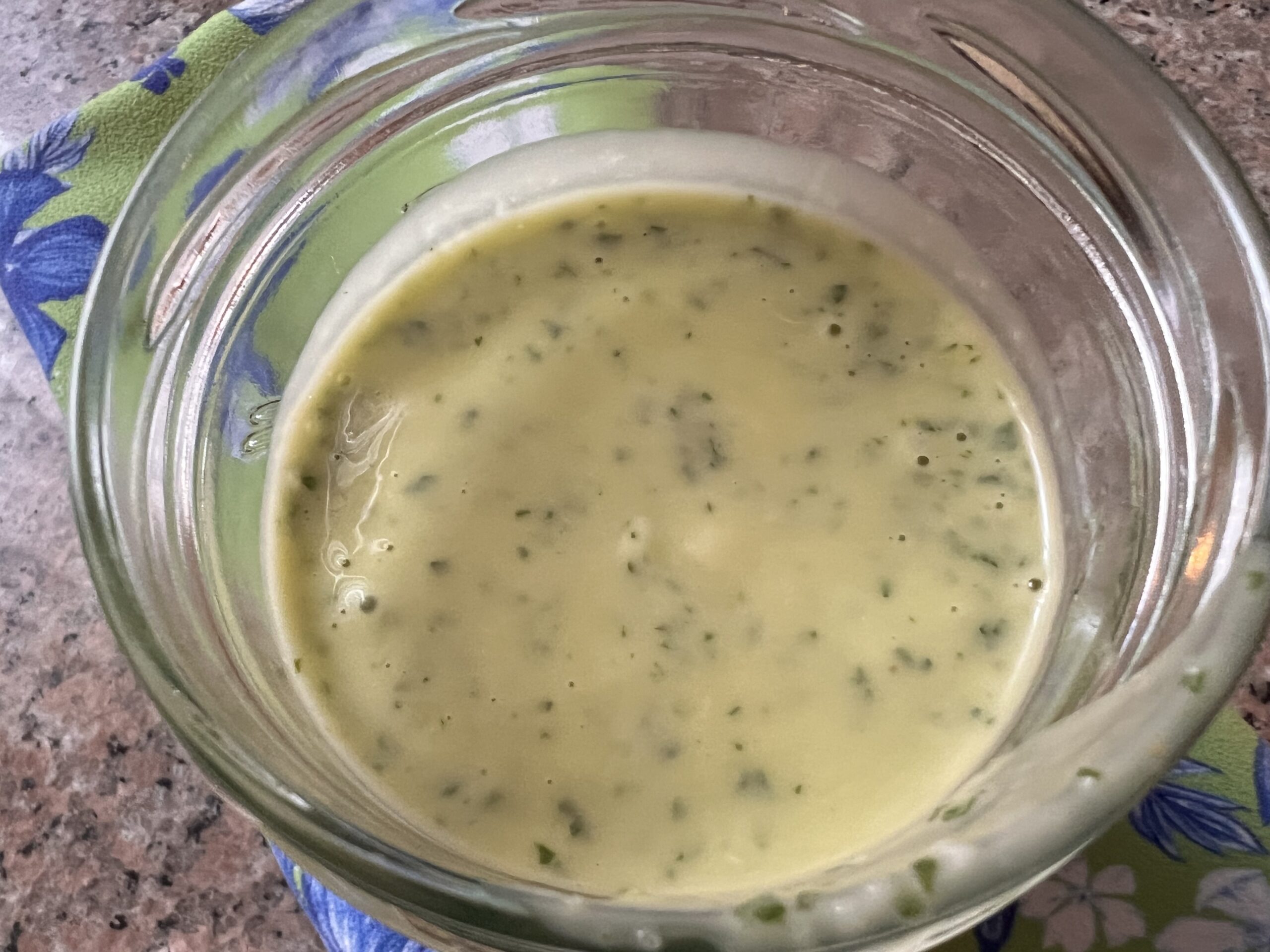 Creamy Lemon Basil Vinaigrette