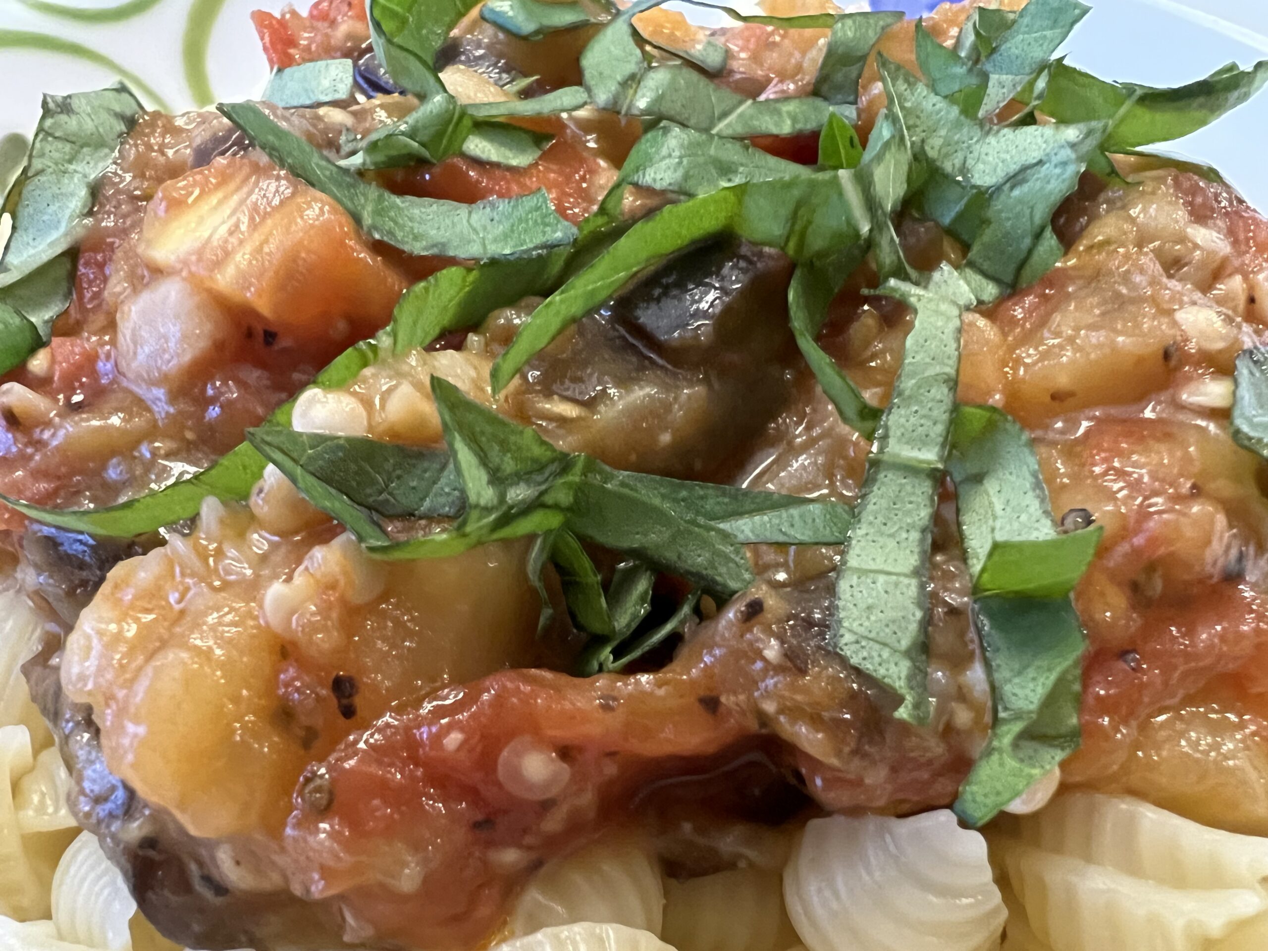 Eggplant and Tomato Pasta Sauce