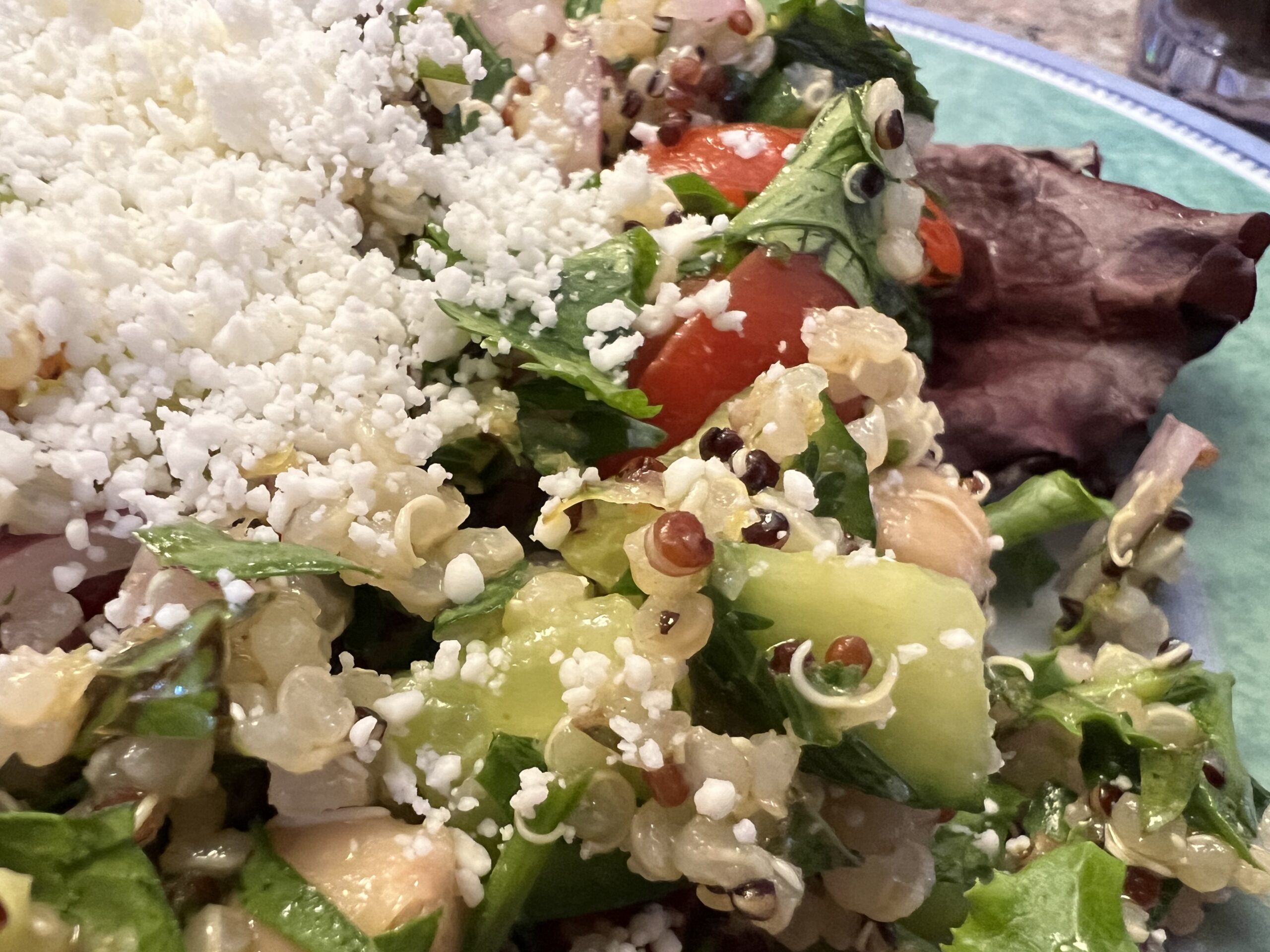 Falafel Quinoa Salad