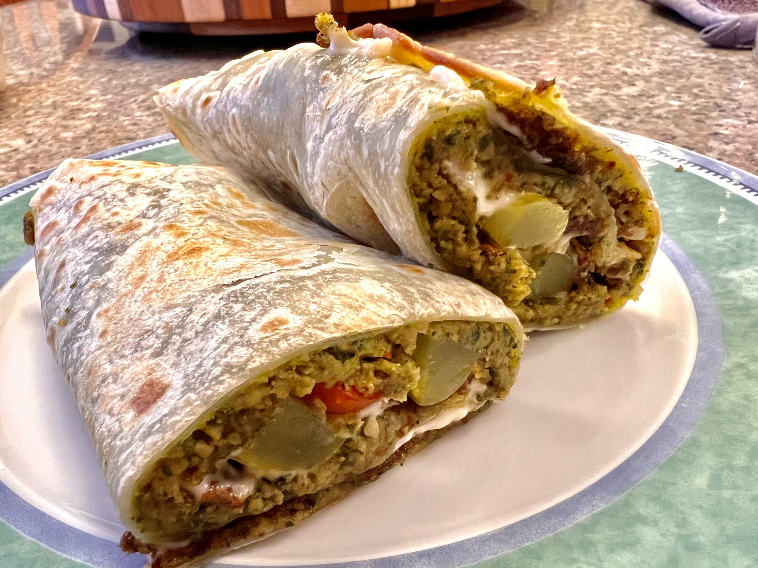 Falafel Smash Wraps