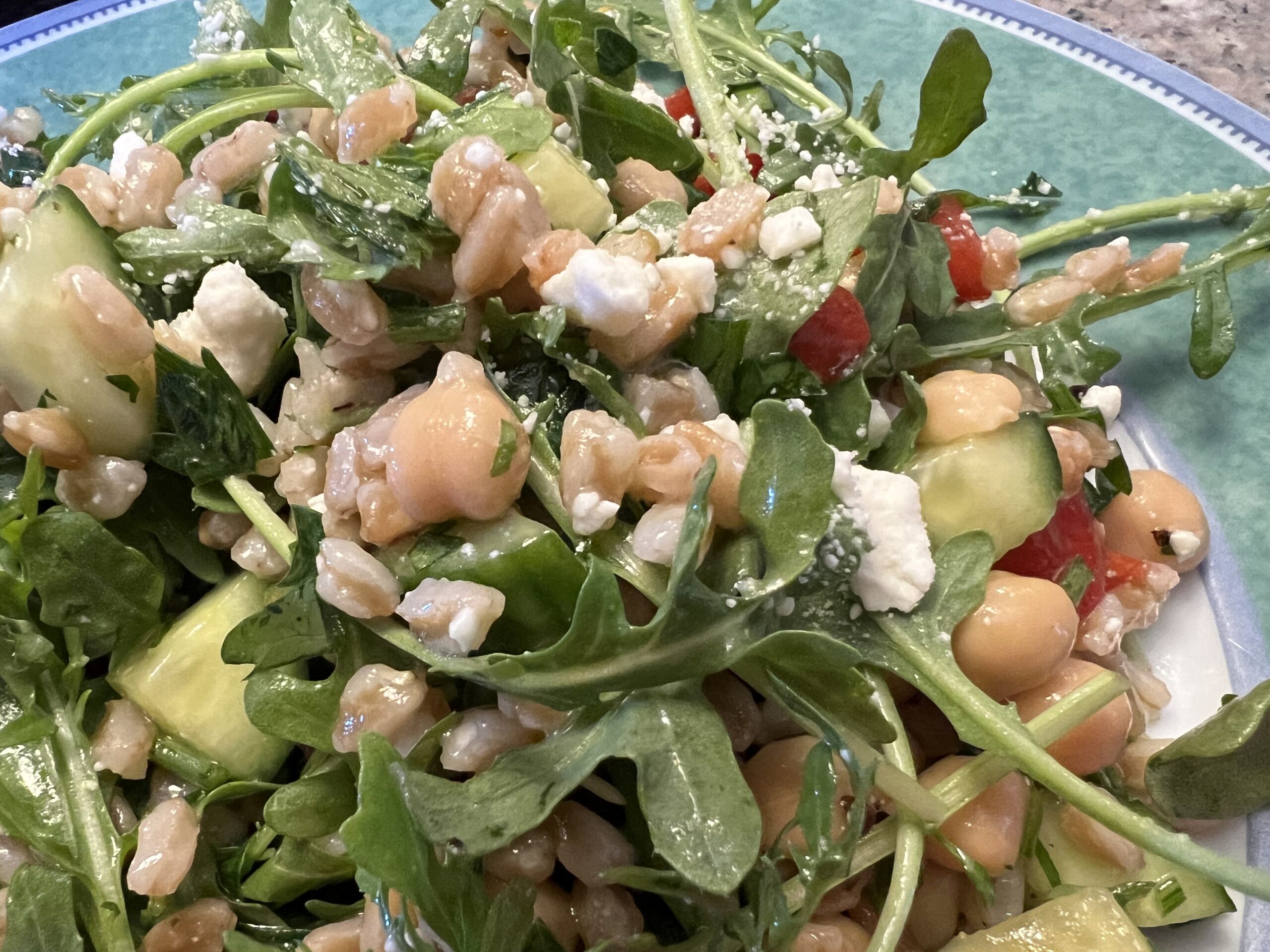 Greek Farro Salad