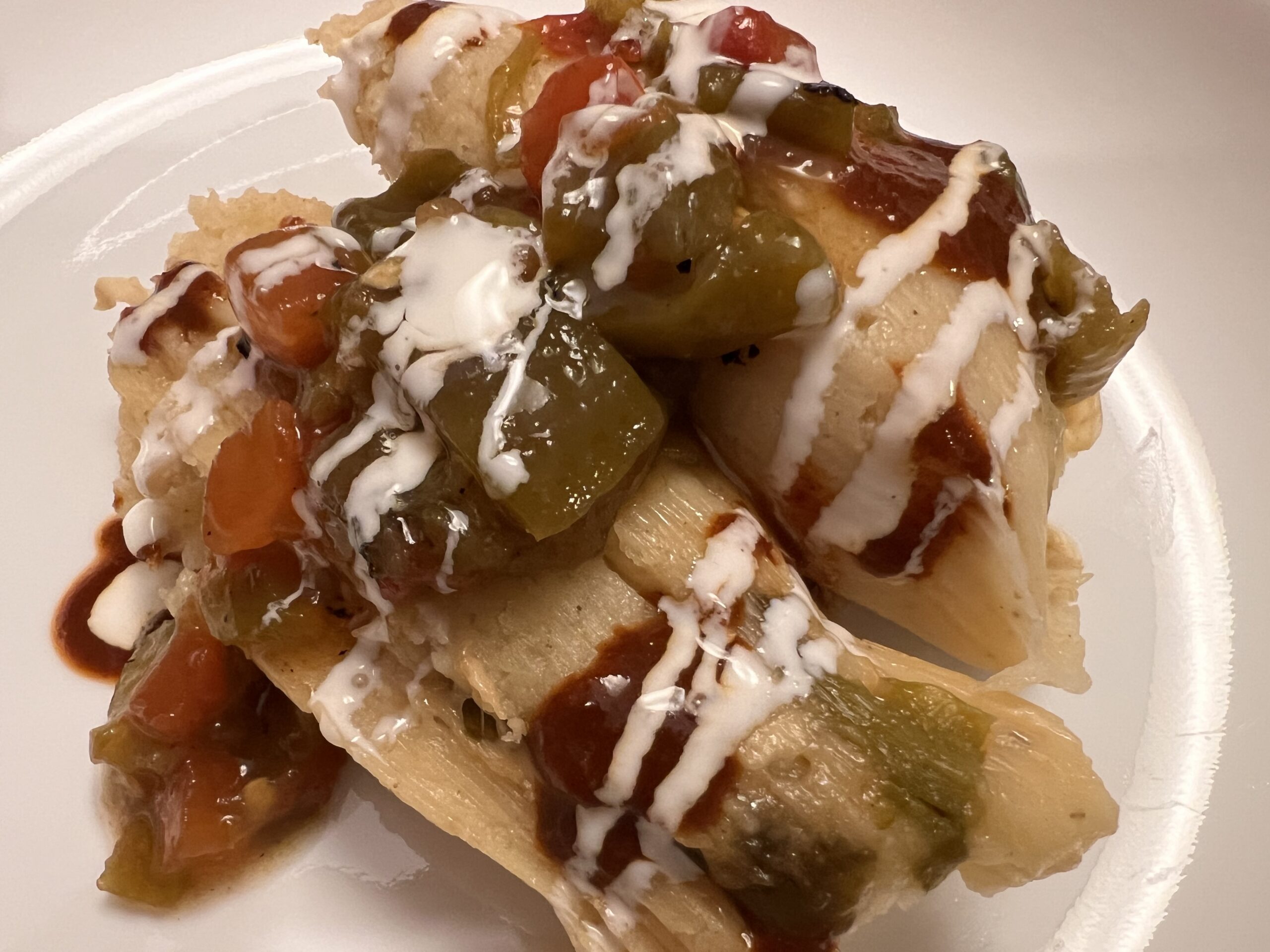 Green Chile, Chicken, & Cheese Tamale