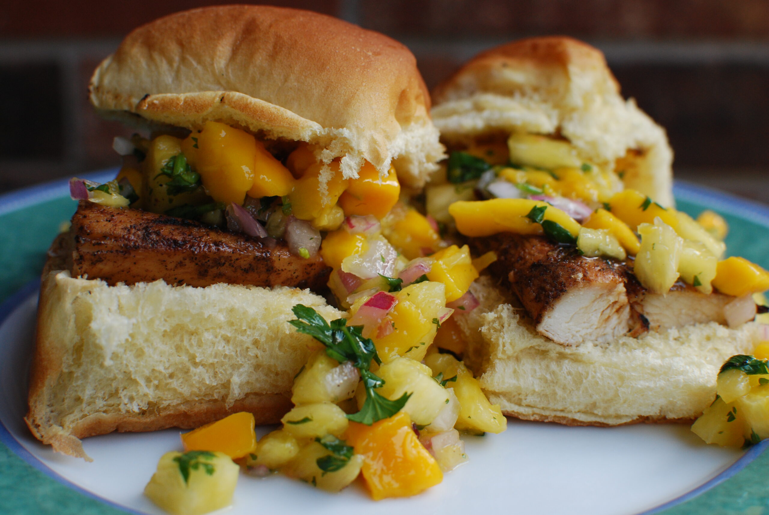 Jerk Chicken Sliders