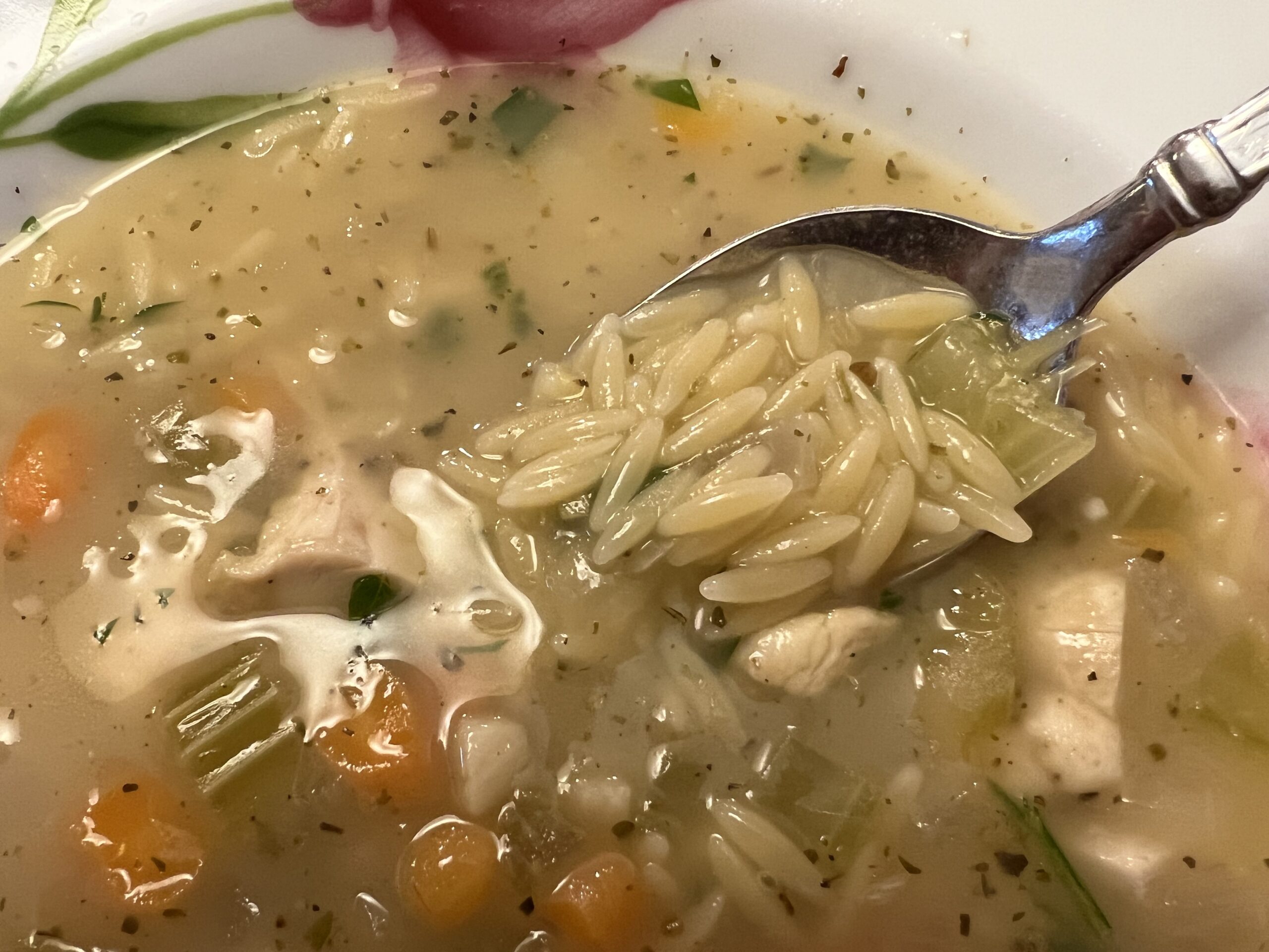 Lemon Chicken Orzo Soup