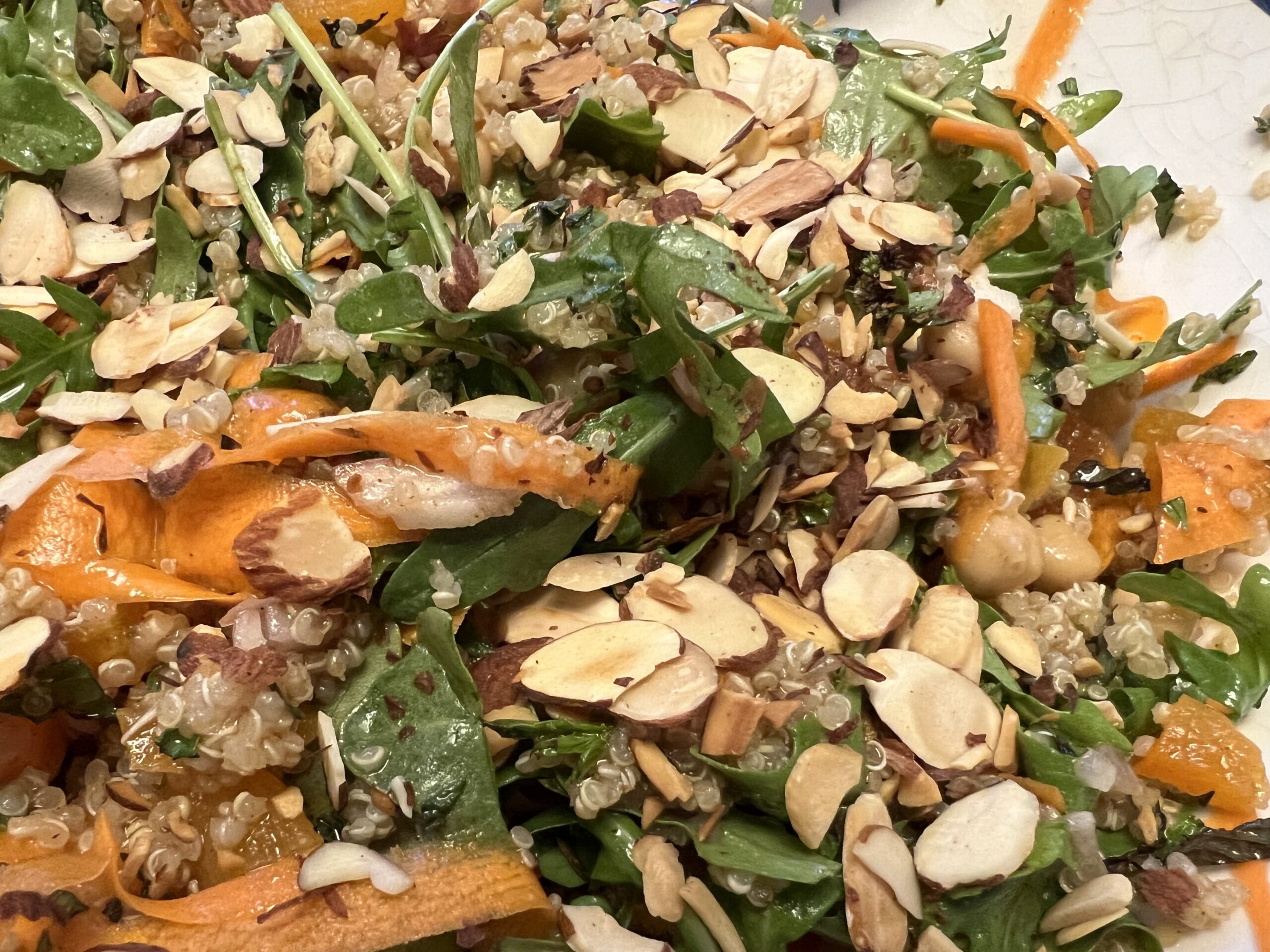 Moroccan Quinoa and Chickpea Salad