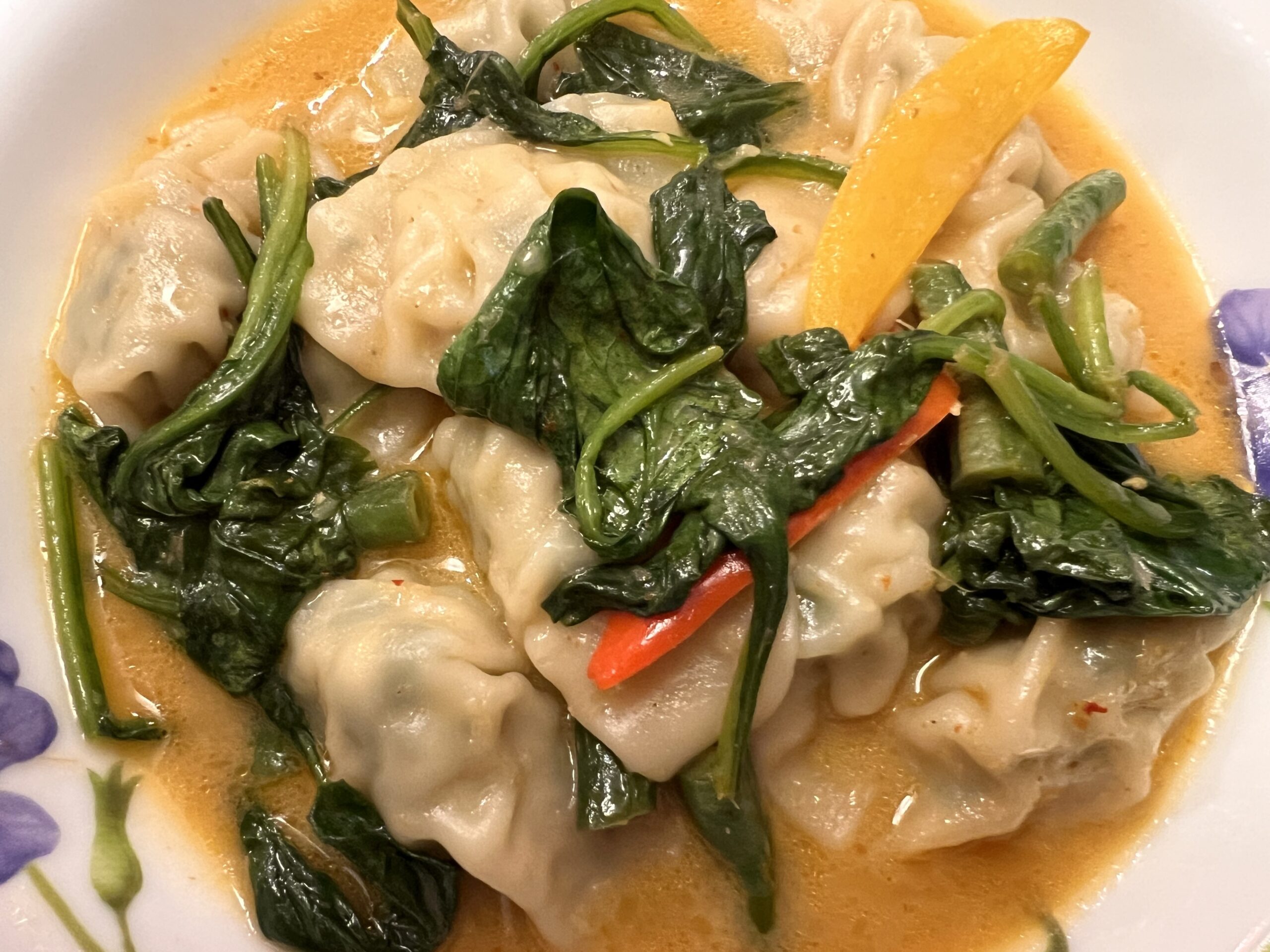 Red Curry Wonton Soup