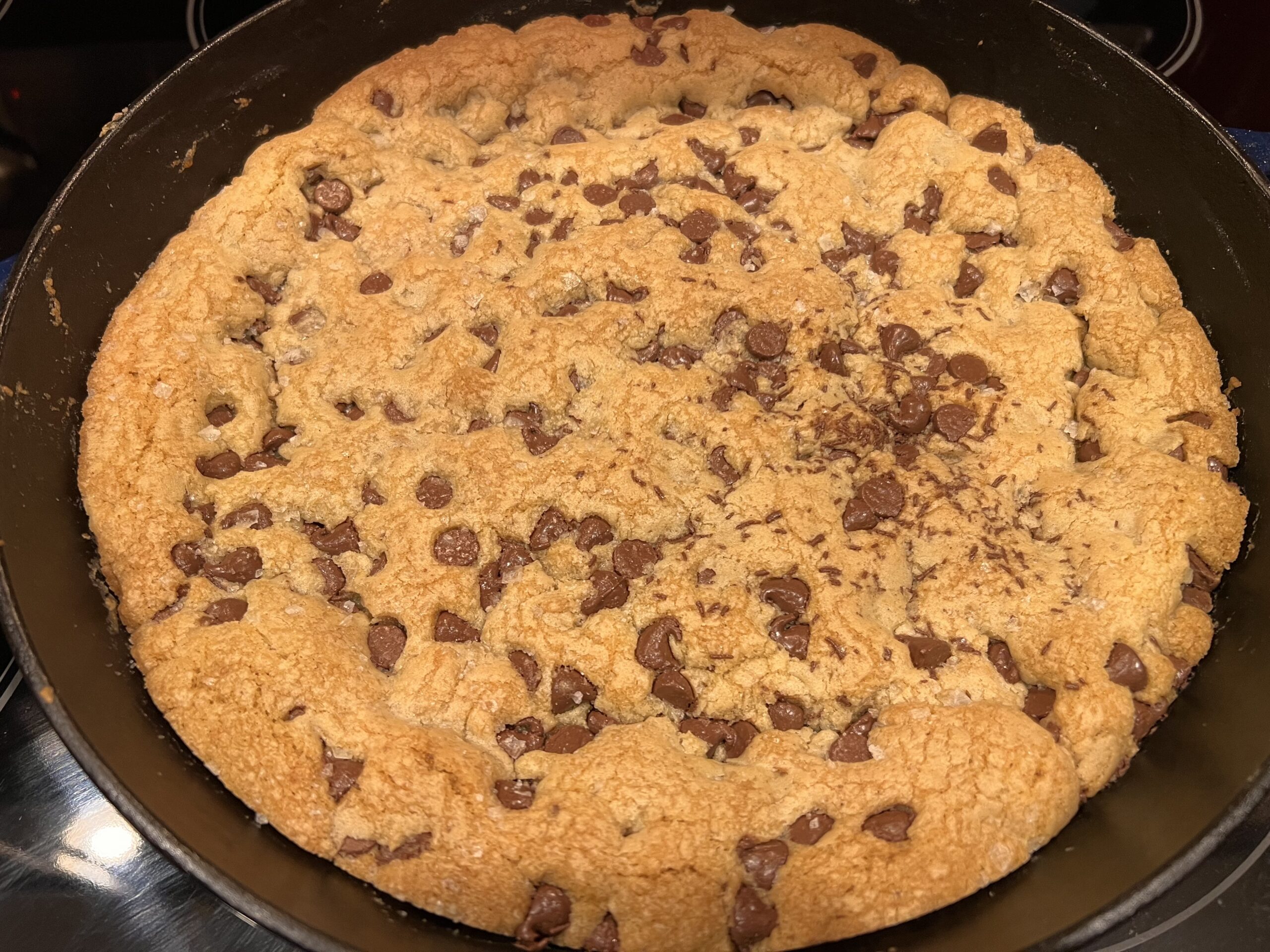 Skillet Chocolate Chip Cookie