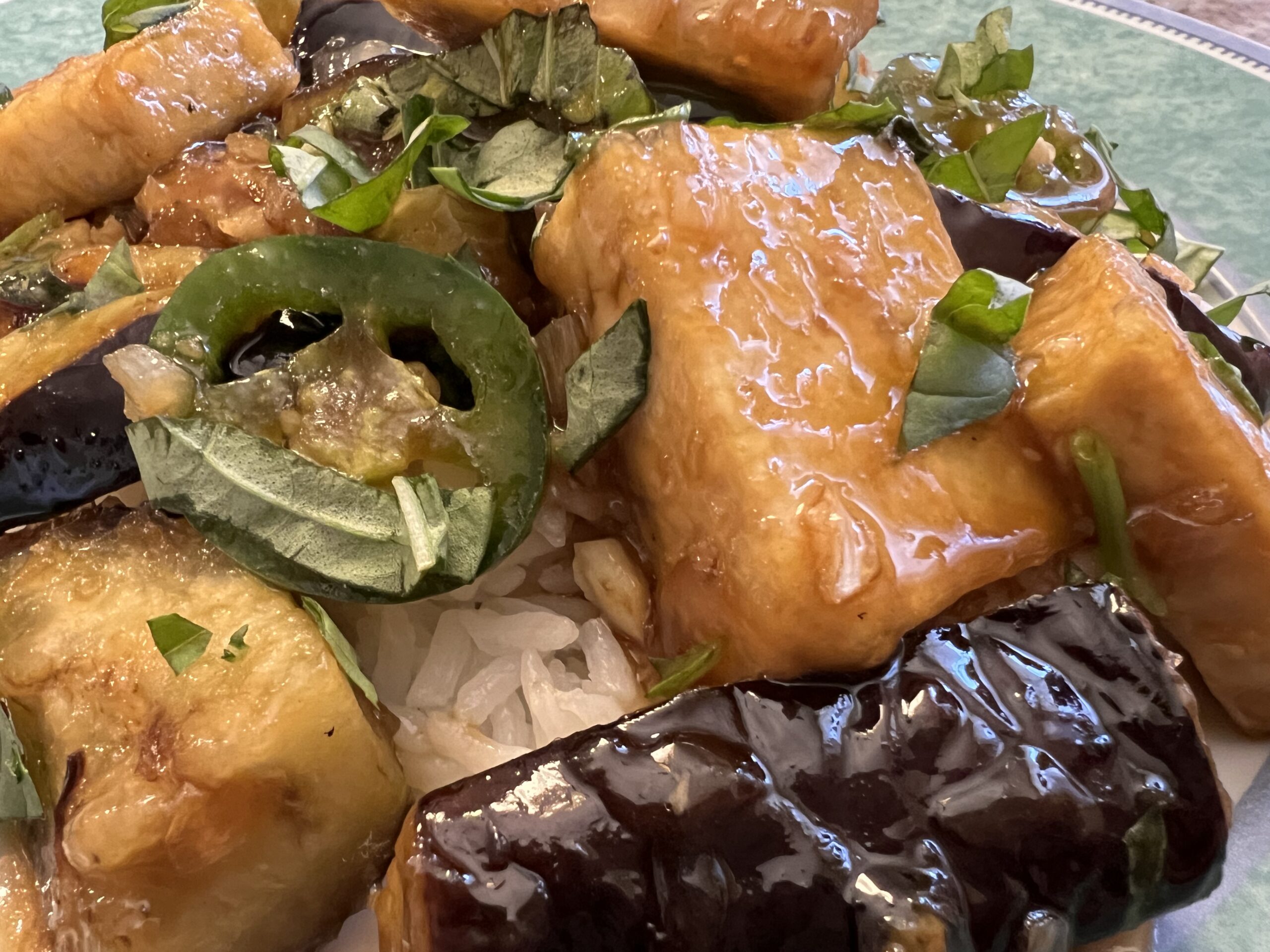 Stir Fry Eggplant Tofu