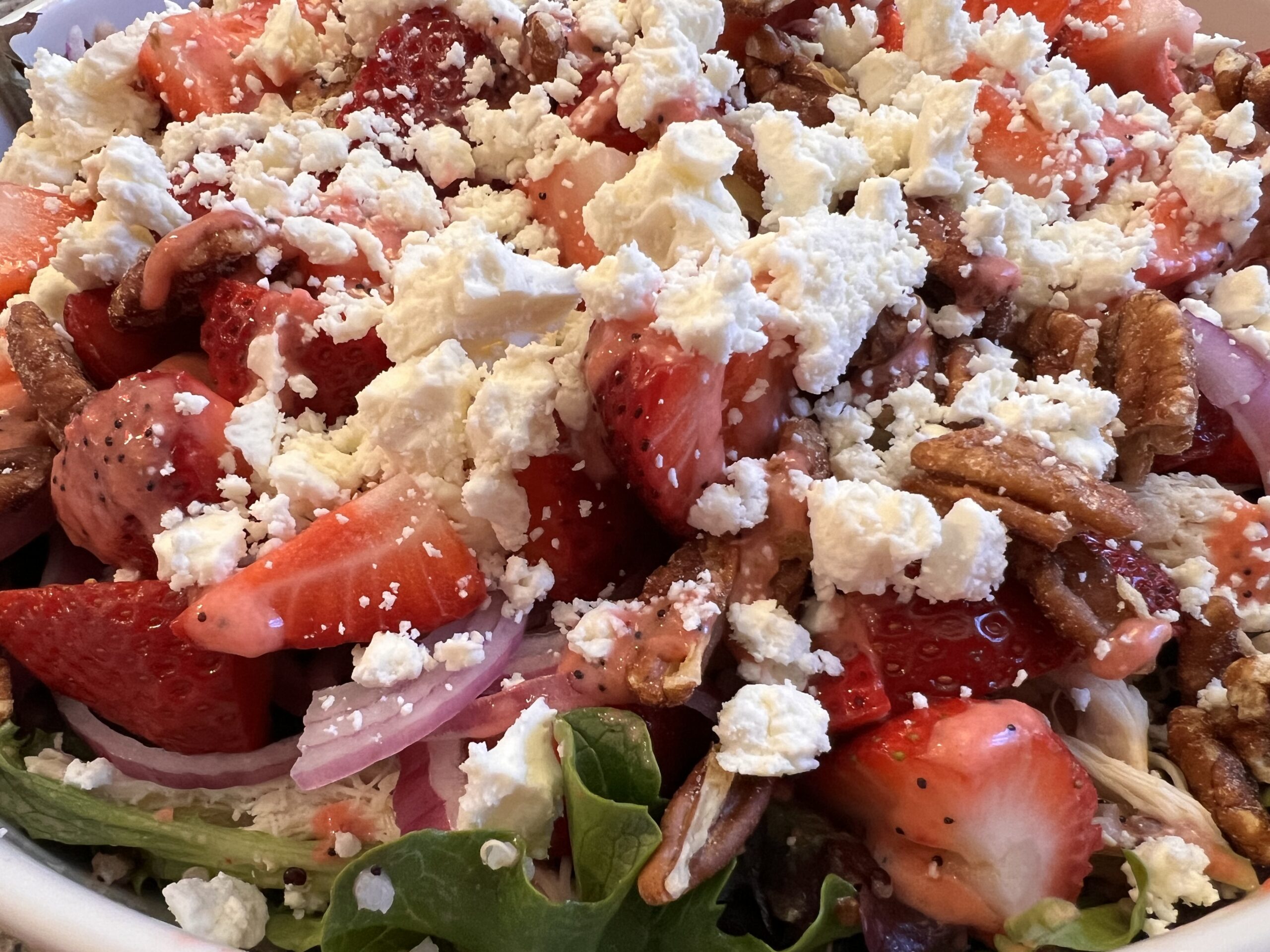 Strawberry Poppy Seed Chicken Salad