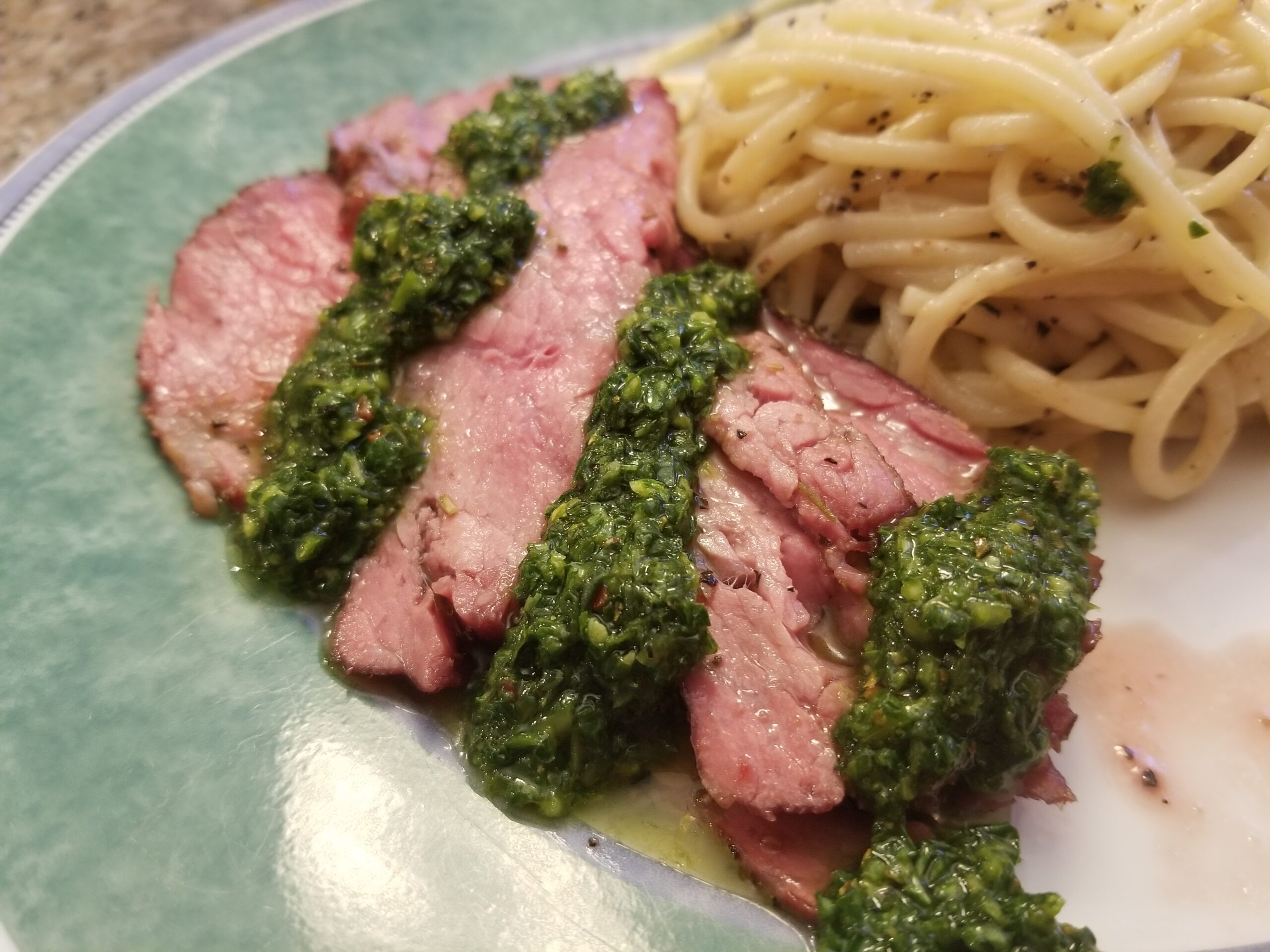 Tri-Tip Steak with Chimichurri Sauce