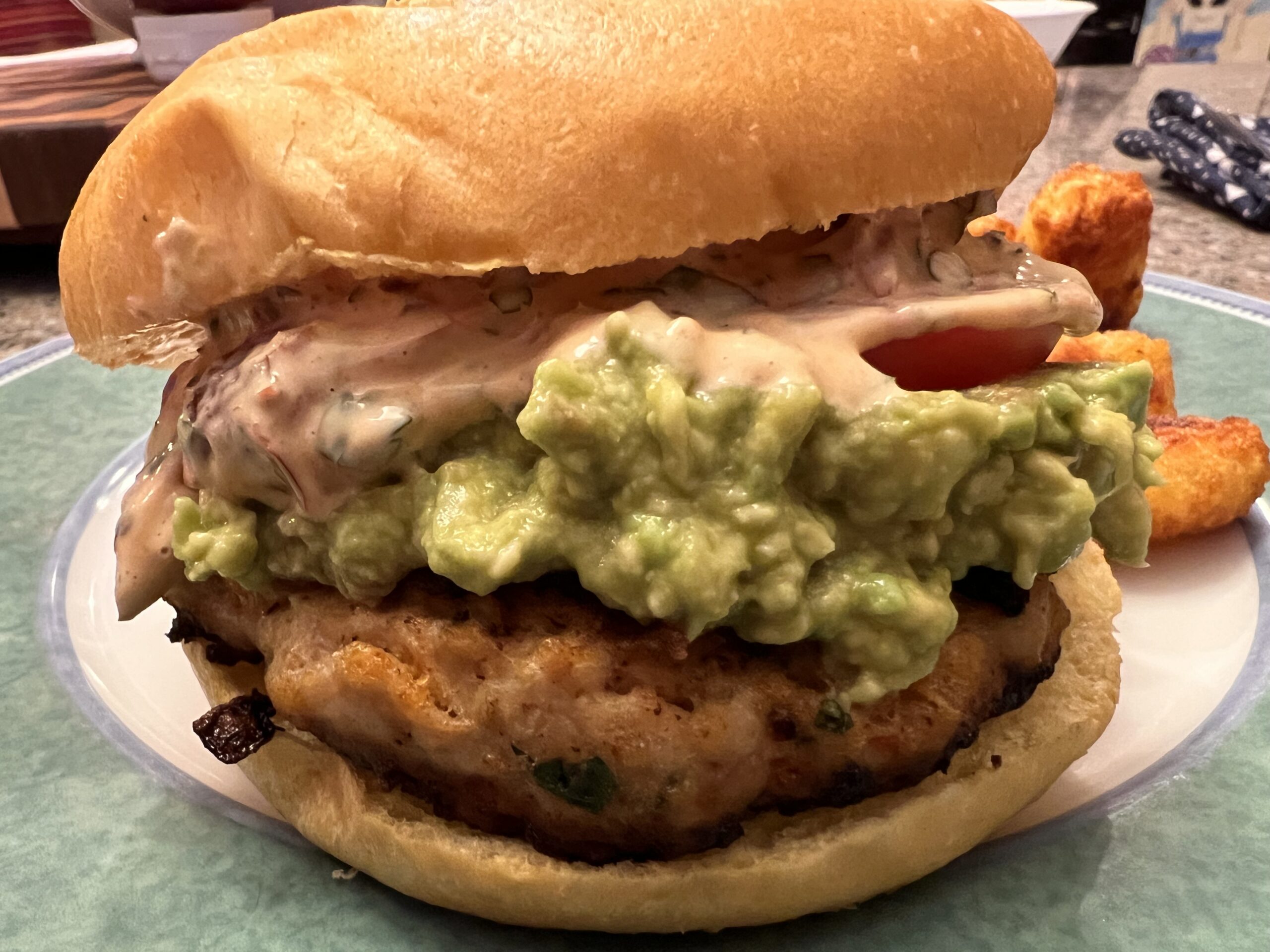 Chipotle Chicken Burgers