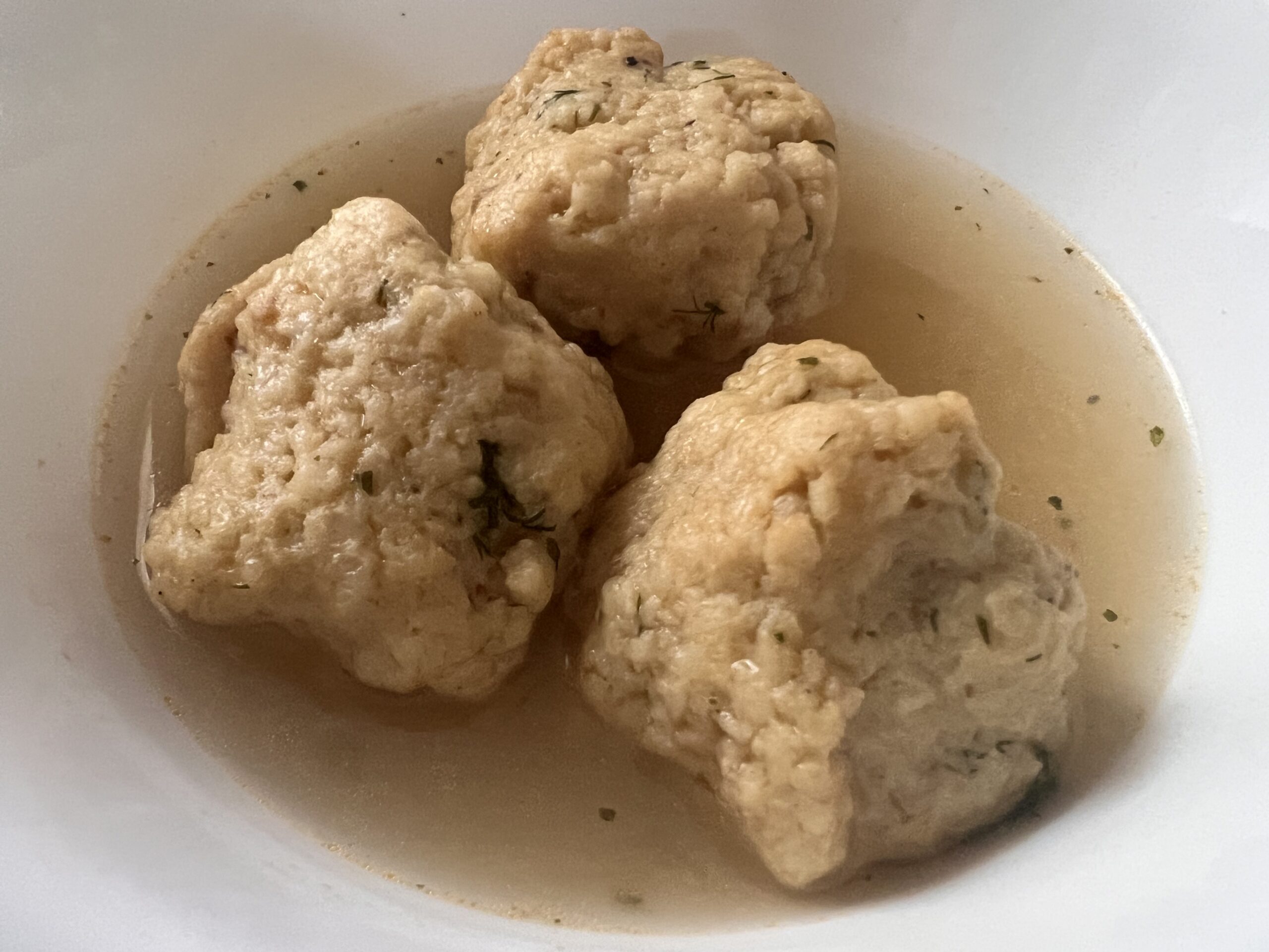 Sinker Matzo Balls