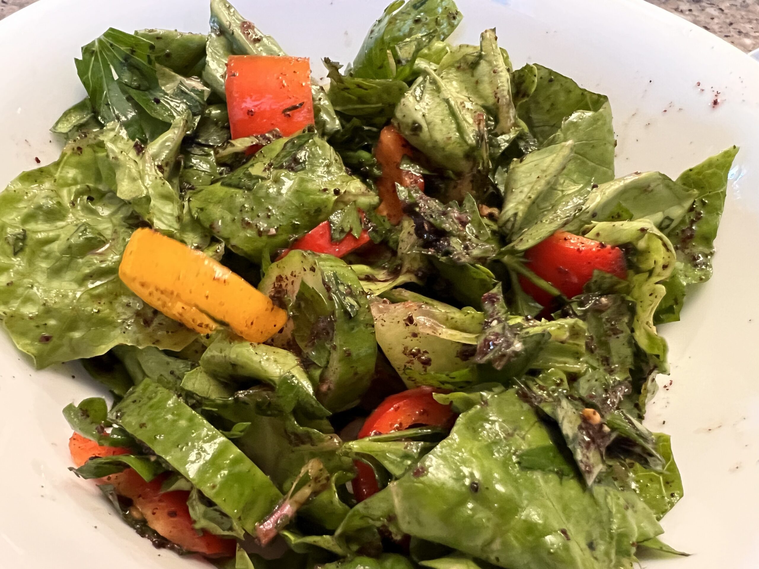 Fattoush Salad with Sumac Dressing
