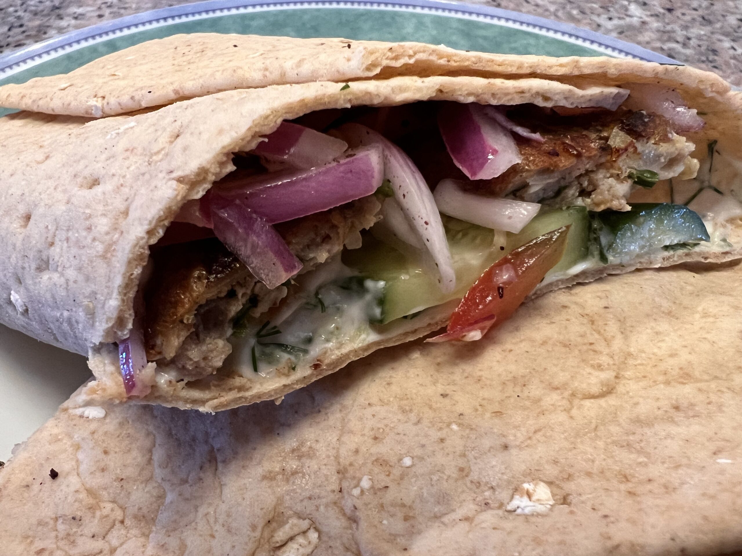 Sheet Pan Chicken Kofta/Kafta Kebab Wraps