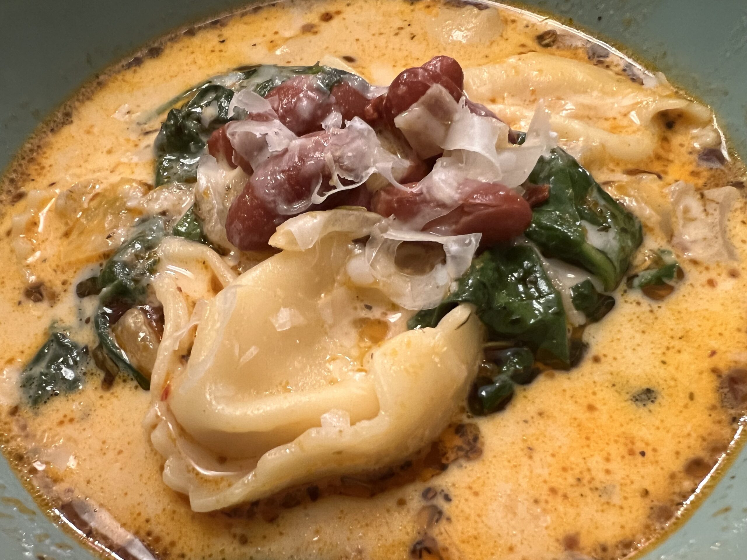 Creamy Tuscan Tortellini Soup