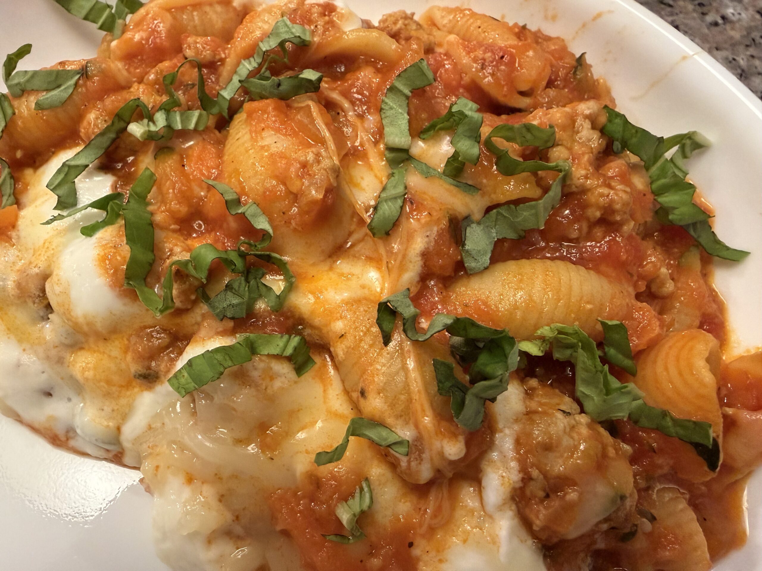 Veggie Loaded Chicken Sausage Lasagna Skillet